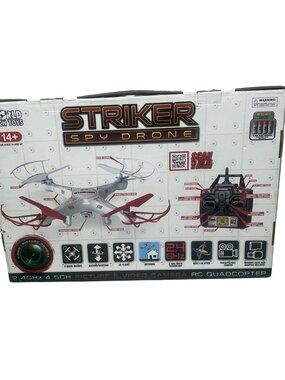 world tech toys striker spy drone 2.4ghz 4.5ch Rc Spy Drone 2.40 Ghz READ NEW